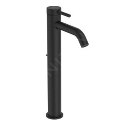 Ideal Standard Ceraline Nuovo - Mitigeur de lavabo avec bonde, BlueStart, noir soyeux BD763XG