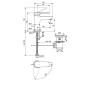 Ideal Standard Cerafine Nuovo - Mitigeur de lavabo avec bonde, BlueStart, noir soyeux BD767XG