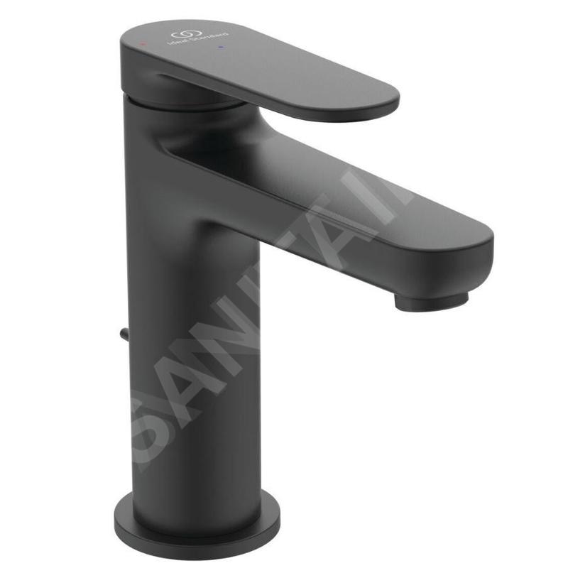 Ideal Standard Cerafine Nuovo - Mitigeur de lavabo avec bonde, BlueStart, noir soyeux BD769XG