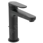 Ideal Standard Cerafine Nuovo - Mitigeur de lavabo avec bonde, BlueStart, noir soyeux BD771XG