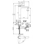 Ideal Standard Cerafine Nuovo - Mitigeur de lavabo avec bonde, BlueStart, noir soyeux BD774XG