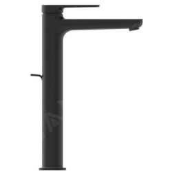 Ideal Standard Cerafine Nuovo - Mitigeur de lavabo avec bonde, BlueStart, noir soyeux BD774XG
