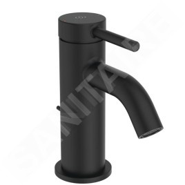 Ideal Standard Ceraline Nuovo - Mitigeur lavabo avec bonde, noir soyeux BD845XG