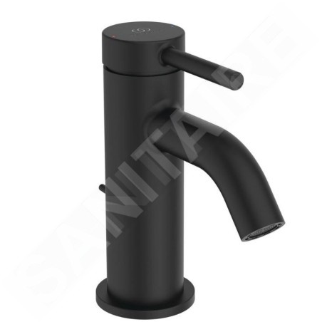 Ideal Standard Ceraline Nuovo - Mitigeur lavabo avec bonde, noir soyeux BD845XG