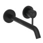 Ideal Standard Ceraline Nuovo - Mitigeur de lavabo encastré, 2 trous, noir soyeux BD848XG