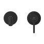 Ideal Standard Ceraline Nuovo - Mitigeur de lavabo encastré, 2 trous, noir soyeux BD848XG