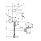 Ideal Standard Cerafine Nuovo - Mitigeur de lavabo avec vidage, chrome BD907AA