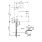 Ideal Standard Cerafine Nuovo - Mitigeur lavabo avec bonde, noir soyeux BD909XG