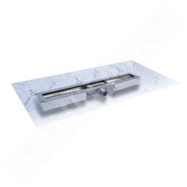 I-Drain Linear 54 - Caniveau de douche ABS avec étanchéité, longueur 800 mm IDABS4M08001X1