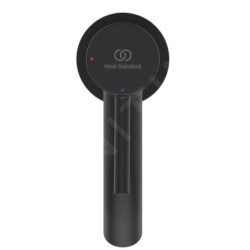 Ideal Standard Ceraline Nuovo - Mitigeur de lavabo avec bonde ClickClack, BlueStart, noir soyeux BD958XG