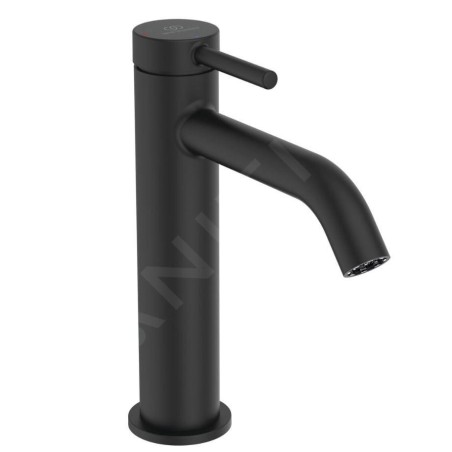 Ideal Standard Ceraline Nuovo - Mitigeur de lavabo avec bonde ClickClack, BlueStart, noir soyeux BD959XG