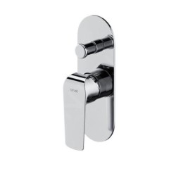 Cersanit City - Mitigeur encastré avec 2 sorties et corps d’encastrement, chrome S951-345