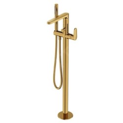 Cersanit Inverto - Mitigeur de baignoire pour montage au sol, avec corps d´encastrement, doré S951-286