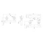 Cersanit Inverto - Mitigeur de douche, noir S951-290
