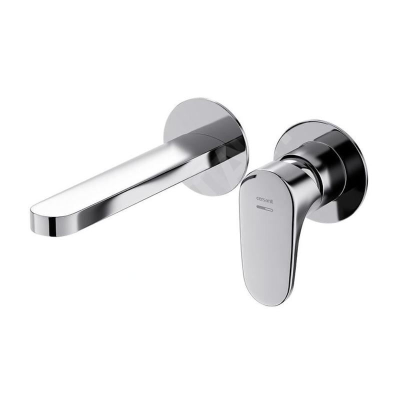 Cersanit Inverto - Mitigeur de lavabo encastré, installation à 2 trous, chrome S951-302