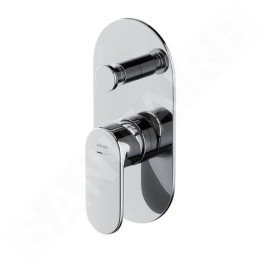 Cersanit Crea - Mitigeur encastré 2 sorties, avec corps d’encastrement, chrome S951-305