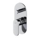 Cersanit Crea - Mitigeur encastré 2 sorties, avec corps d’encastrement, chrome S951-305
