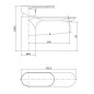 Cersanit Crea - Mitigeur de lavabo, noir S951-331