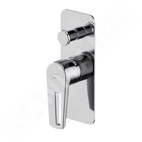 Cersanit Mille - Mitigeur encastré avec 2 sorties et corps d’encastrement, chrome S951-342