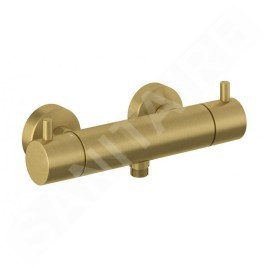 Kludi Bozz - Mitigeur thermostatique de douche, or brossé 35203N038