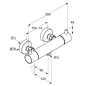 Kludi Bozz - Mitigeur thermostatique de douche, or brossé 35203N038