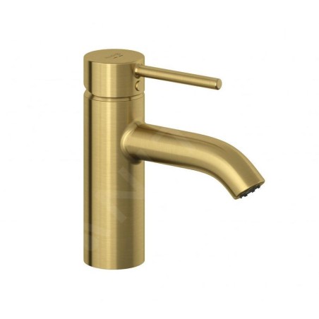 Kludi Bozz - Mitigeur de lavabo avec bonde Push-Open, or brossé 38266N076