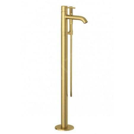 Kludi Bozz - Mitigeur de bain sur pied, or brossé 38590N076