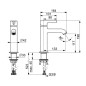 Hansa Vantis Style - Mitigeur de lavabo, acier brossé 5437220780