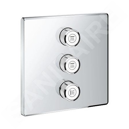 Grohe Grohtherm SmartControl - Robinet encastré pour 3 sorties, chrome 29127000