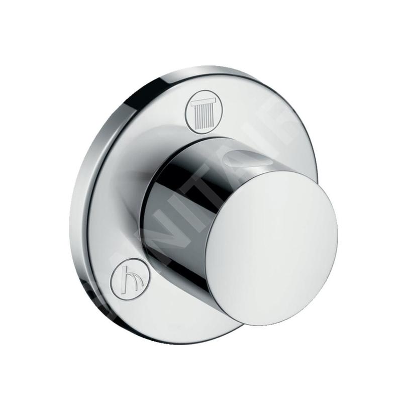 Hansgrohe Trio/Quattro - Vanne d’arrêt / inverseur encastré, chrome 15932000