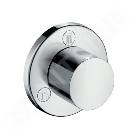 Hansgrohe Trio/Quattro - Vanne d’arrêt / inverseur encastré, chrome 15932000