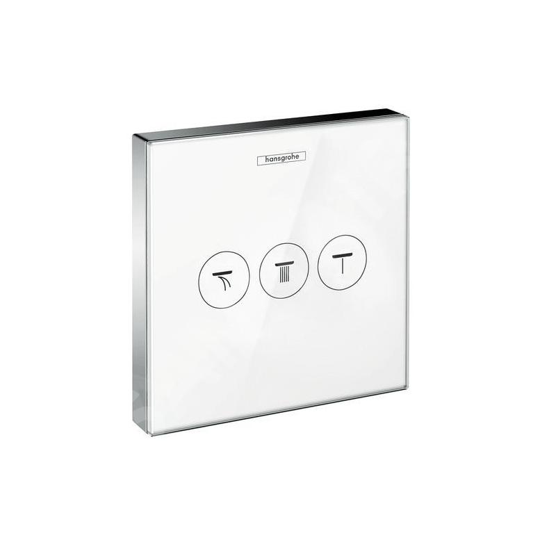 Hansgrohe Shower Select - Robinet encastré pour 3 sorties, blanc/chrome 15736400 Hansgrohe Shower Select - Robinet encastré pour 3 sorties, blanc/chrome 15736400