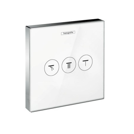 Hansgrohe Shower Select - Robinet encastré pour 3 sorties, blanc/chrome 15736400