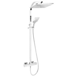 Novaservis Sets de douche - Colonne de douche avec thermostat, raccordement inférieur de douche, chrome SET069/TER,0