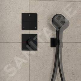 Hansgrohe ShowerSelect Comfort - Inverseur encastré, 3 sorties, noir mat 15573670