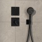 Hansgrohe ShowerSelect Comfort - Inverseur encastré, 3 sorties, noir mat 15573670