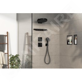 Hansgrohe ShowerSelect Comfort - Inverseur encastré, 3 sorties, noir mat 15573670