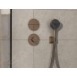 Hansgrohe ShowerSelect Comfort - Inverseur encastré, 3 sorties, bronze brossé 15558140