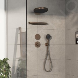 Hansgrohe ShowerSelect Comfort - Inverseur encastré, 3 sorties, bronze brossé 15558140