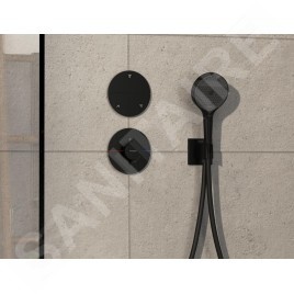 Hansgrohe ShowerSelect Comfort - Inverseur encastré, 3 sorties, noir mat 15558670