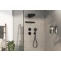 Hansgrohe ShowerSelect Comfort - Inverseur encastré, 3 sorties, noir mat 15558670