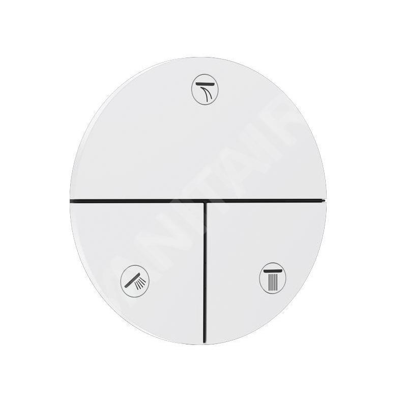 Hansgrohe ShowerSelect Comfort - Inverseur encastré, 3 sorties, blanc mat 15558700