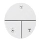 Hansgrohe ShowerSelect Comfort - Inverseur encastré, 3 sorties, blanc mat 15558700