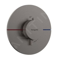 Hansgrohe ShowerSelect Comfort - Mitigeur thermostatique encastré, chrome noir brossé 15559340