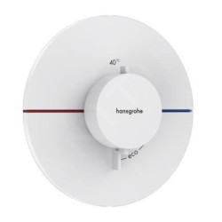 Hansgrohe ShowerSelect Comfort - Mitigeur thermostatique encastré, blanc mat 15559700