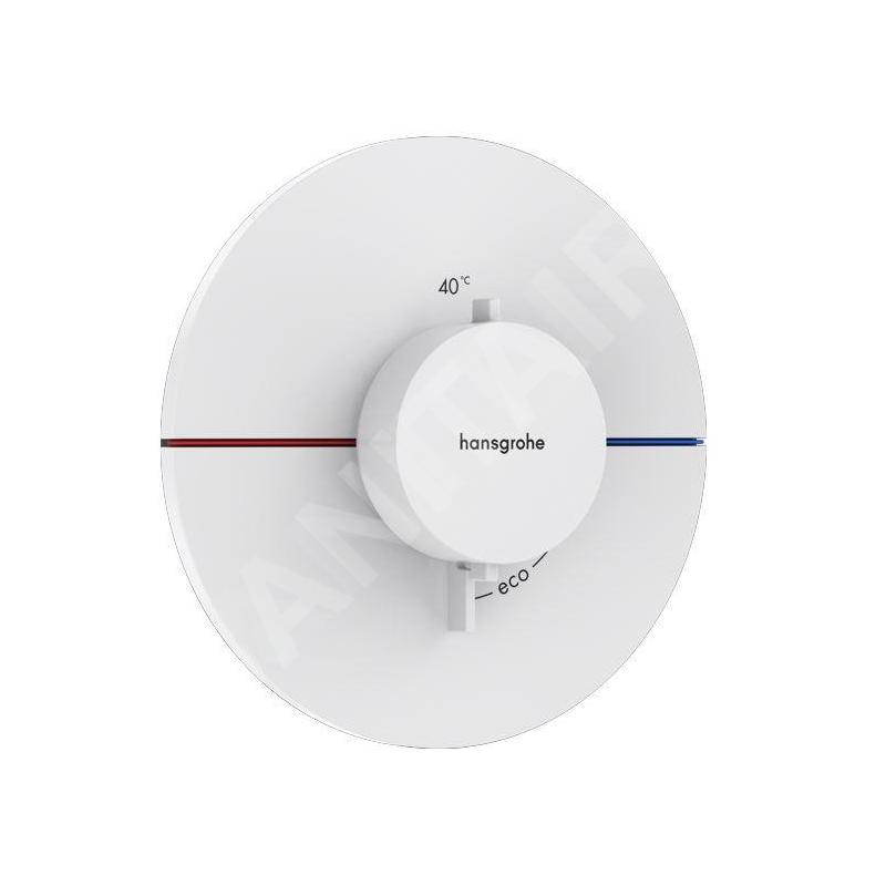 Hansgrohe ShowerSelect Comfort - Mitigeur thermostatique encastré, blanc mat 15559700 Hansgrohe ShowerSelect Comfort - Mitigeur thermostatique encastré, blanc mat 15559700