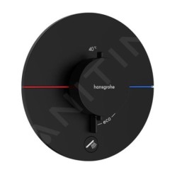 Hansgrohe ShowerSelect Comfort - Mitigeur thermostatique encastré, noir mat 15562670