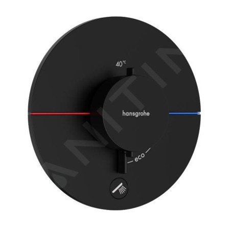 Hansgrohe ShowerSelect Comfort - Mitigeur thermostatique encastré, noir mat 15562670