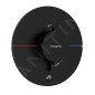 Hansgrohe ShowerSelect Comfort - Mitigeur thermostatique encastré, noir mat 15562670 Hansgrohe ShowerSelect Comfort - Mitigeur thermostatique encastré, noir mat 15562670