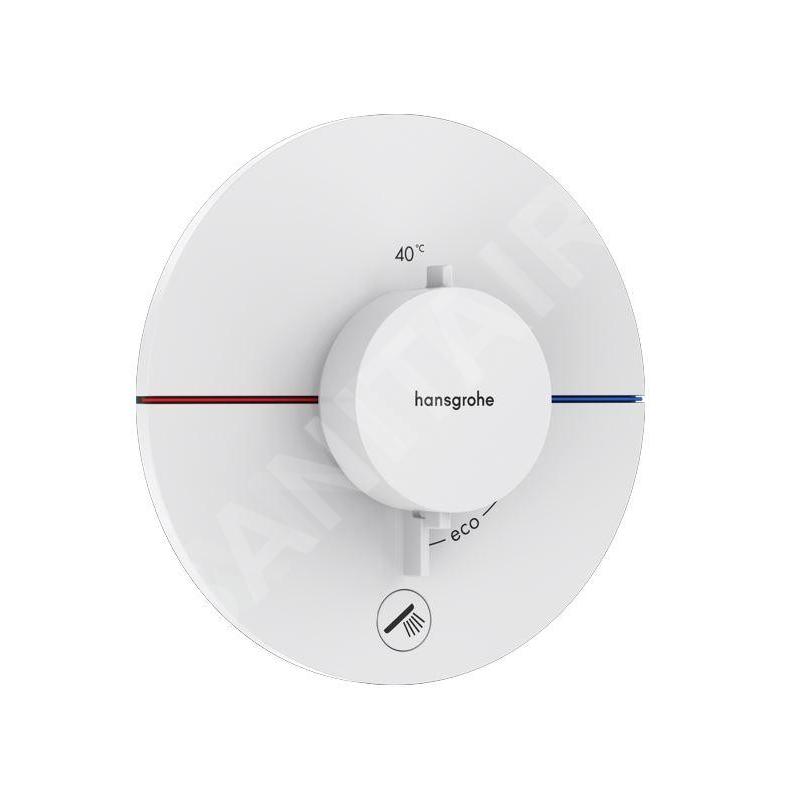 Hansgrohe ShowerSelect Comfort - Mitigeur thermostatique encastré, blanc mat 15562700 Hansgrohe ShowerSelect Comfort - Mitigeur thermostatique encastré, blanc mat 15562700